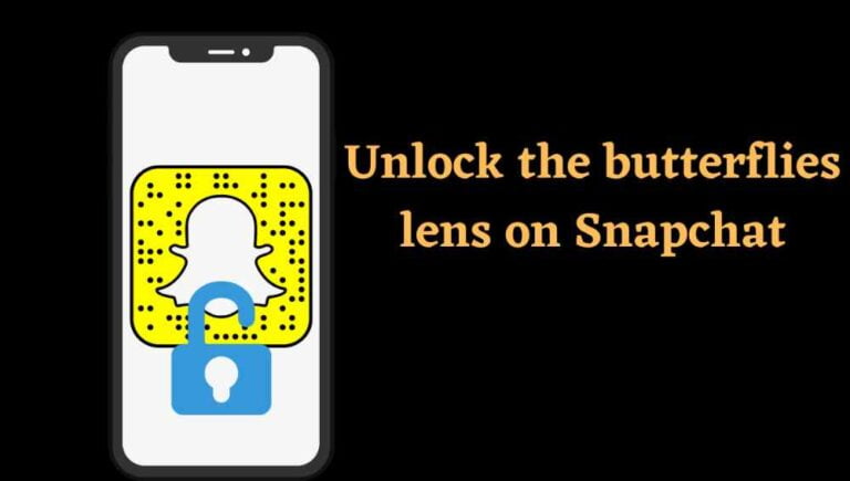 unlock the butterflies lens on snapchat|